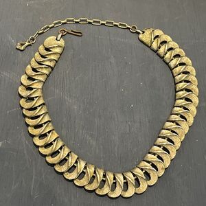 Silver Tone Necklace Choker Collar Vintage VTG Star Signed Costume Jewelry Slvr